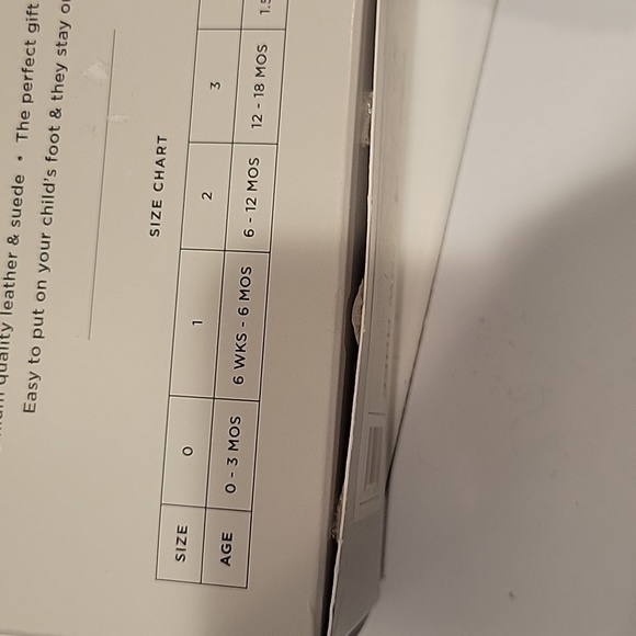 Freshly Picked Baby City Moccasins size 2 worn once. Red and white - Picture 4 of 4